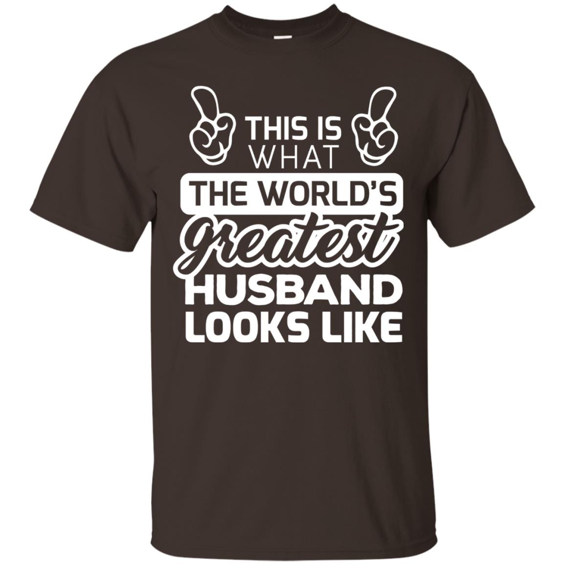 World_s Greatest Husband Best Husband Ever Looks Like T-shirt Dark Chocolate