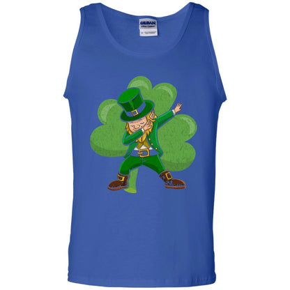 Funny Dabbing Leprechaun Shirt St Patricks Day T-shirt Royal