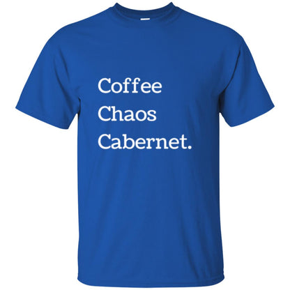 Coffee Chaos Cabernet T-shirt Royal