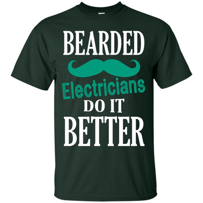 Bearded Electricians Do It Better Best Idea Shirt For Bearded Electricians Forest
