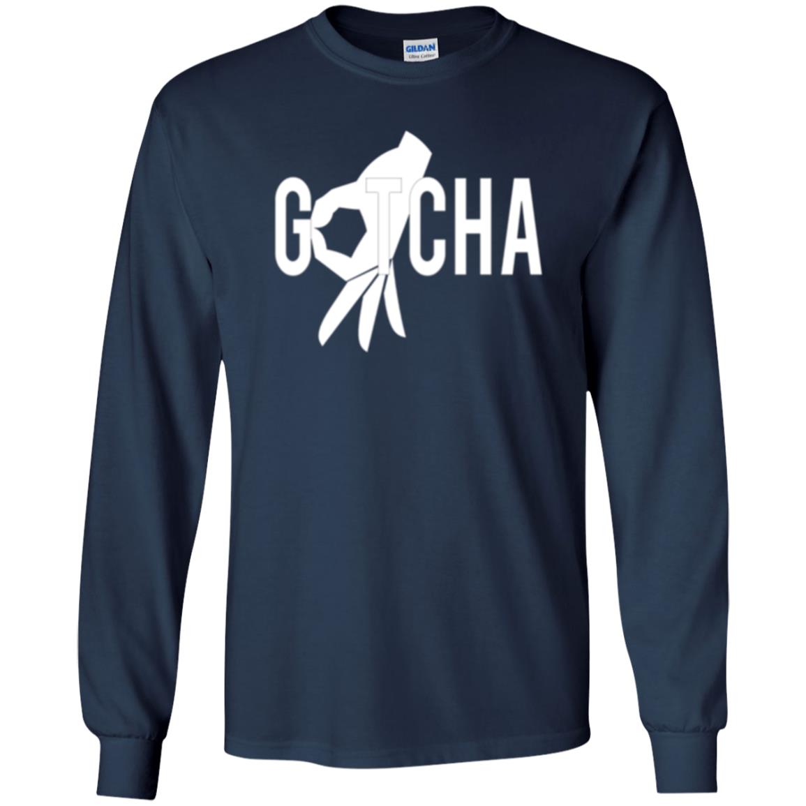 Gotcha Finger Circle Game T-shirt Navy