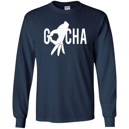 Gotcha Finger Circle Game T-shirt Navy
