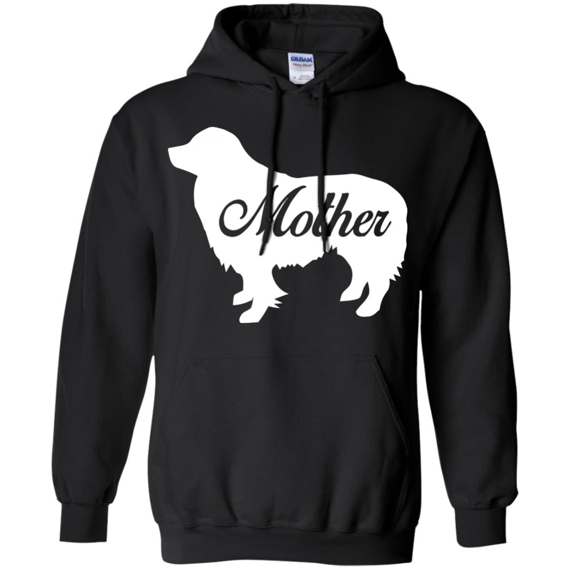 Border Collie Dog Mom T-shirt Black
