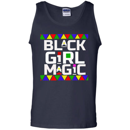 Black Girl Magic Black History African Pride T-shirt Navy
