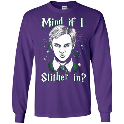 Mind If I Slither In Slytherin House Harry Potter Shirt Purple