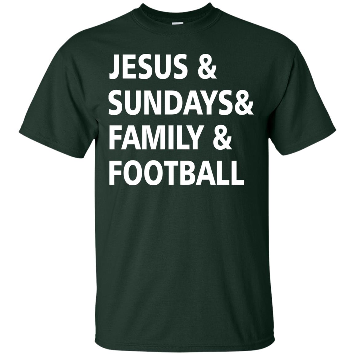 Jesus Sundays Family Football Shirt Forest