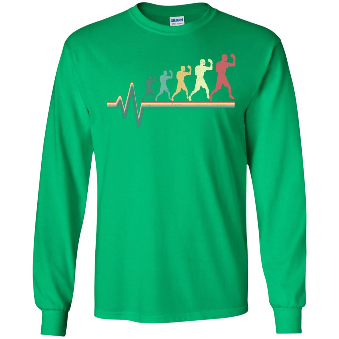 Boxing Heartbeat Boxer Gift Shirt Irish Green