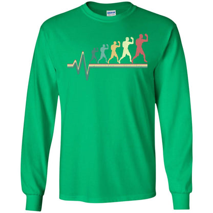Boxing Heartbeat Boxer Gift Shirt Irish Green