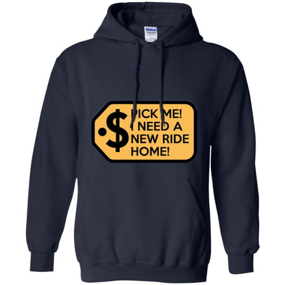 Pick Me I Need A New Ride Home Game Show T-shirt Navy