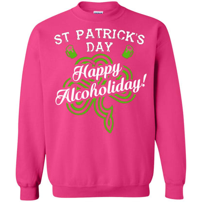 St. Patrick's Day T-shirt Happy Alcoholiday Heliconia