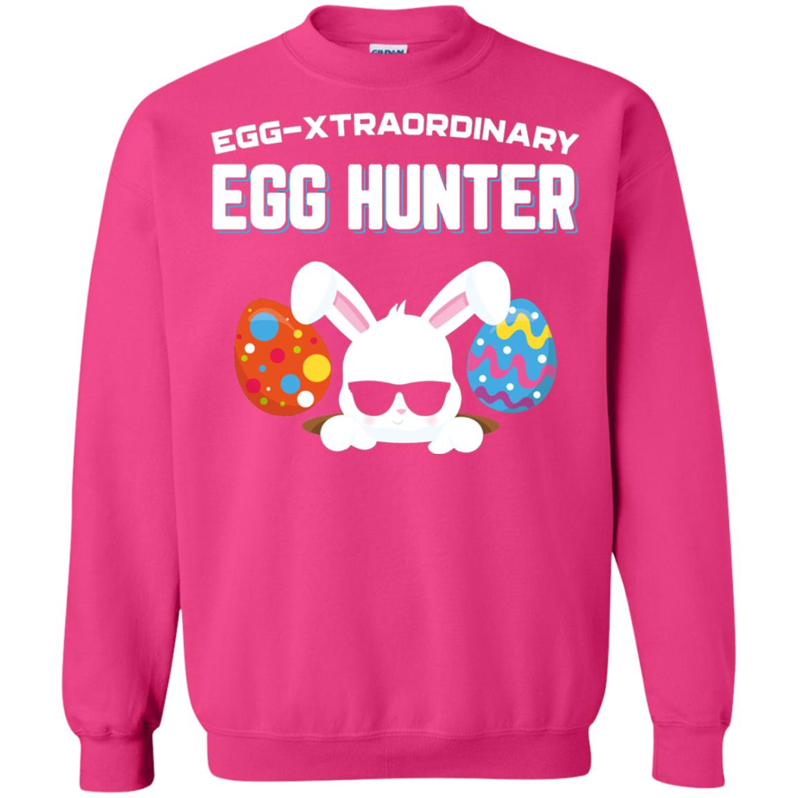 Egg-xtraordinary Egg Hunter Easter Shirt Heliconia