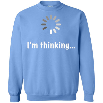 Funny T-shirt I_m Thinking Carolina Blue