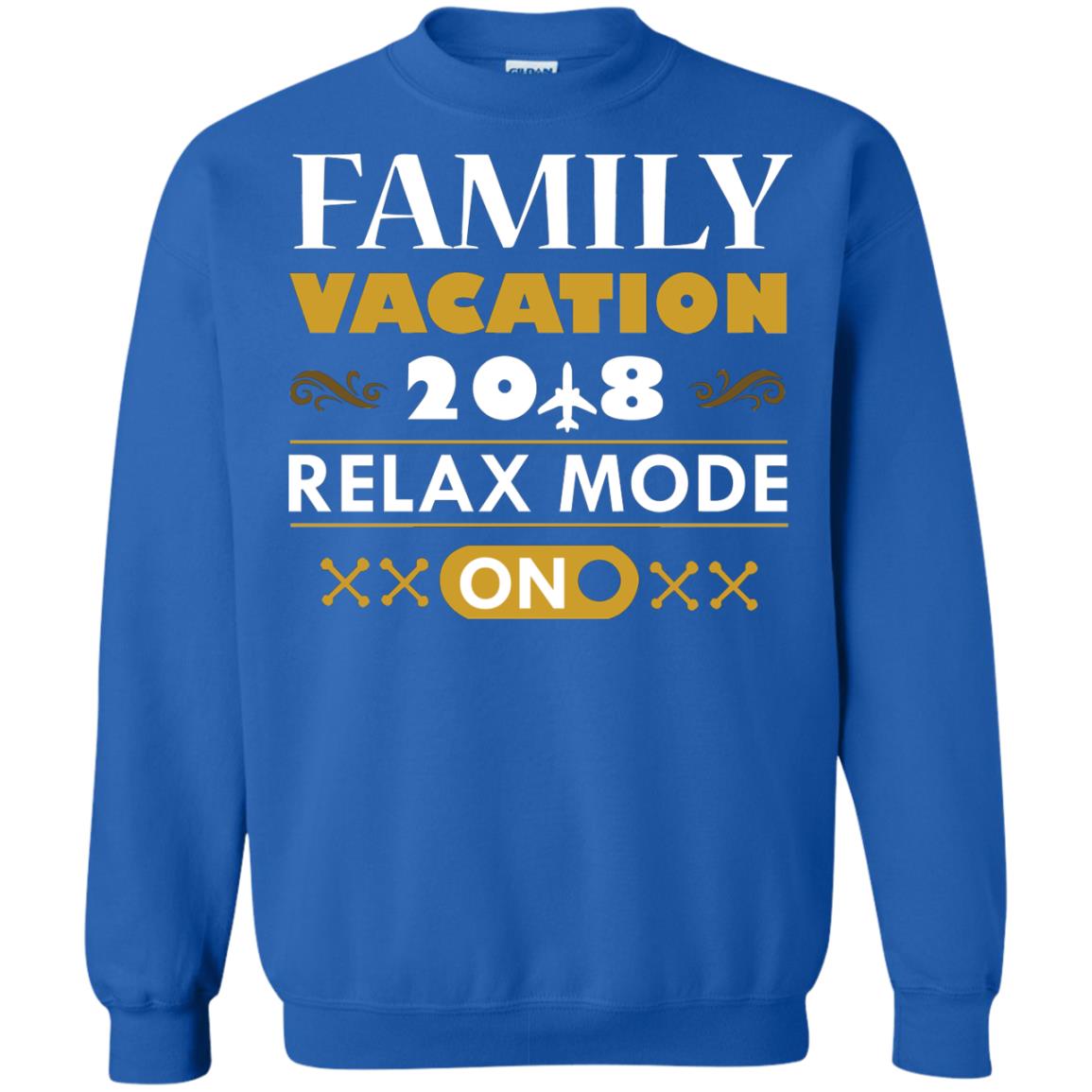 Family Vacation 2018 Relax Mode On Summer Holiday Shirt Royal