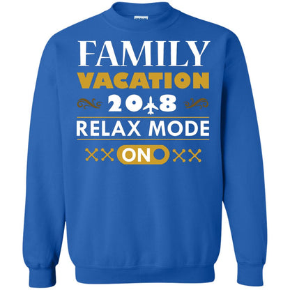 Family Vacation 2018 Relax Mode On Summer Holiday Shirt Royal