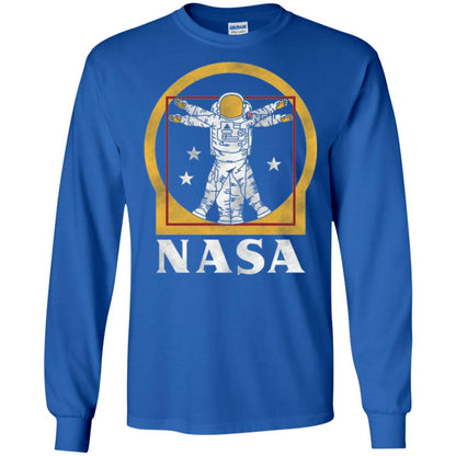 Vitruvian Astronaut T-shirt Royal