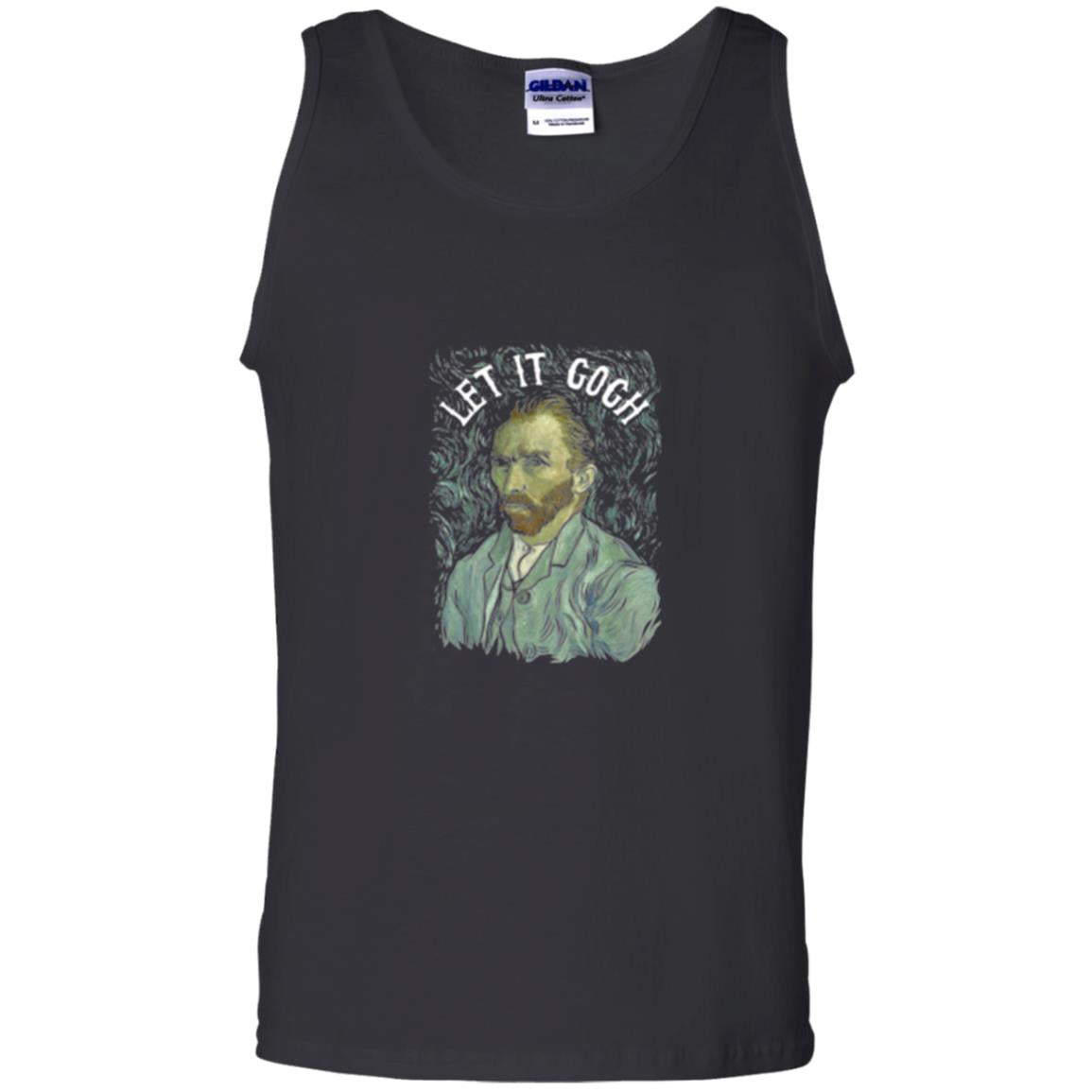 Artist T-shirt Vincent Van Let It Gogh Black