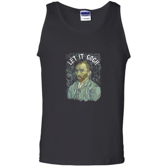 Artist T-shirt Vincent Van Let It Gogh Black