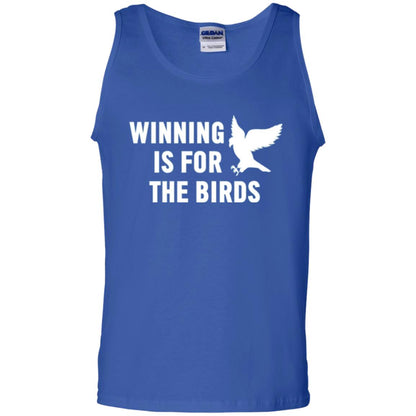 Winning Is For The Birds Eagle Mascot T-shirt Royal