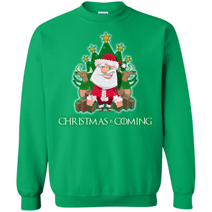 Christmas Is Coming T-shirt Irish Green