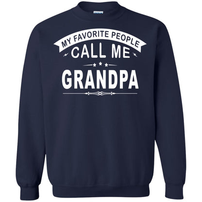 My Favorite People Call Me Grandpa Papa T-shirt Navy