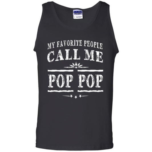 Family T-shirt My Favorite People Call Me Pop Pop Black