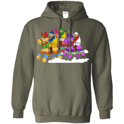 Derby Party Pinata Jockeys Cinco De Mayo Horse Race Shirt Military Green