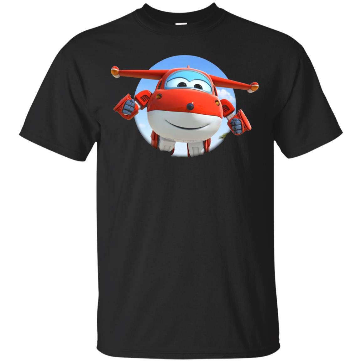 Super Wings Jett Movie Lover T-shirt Black