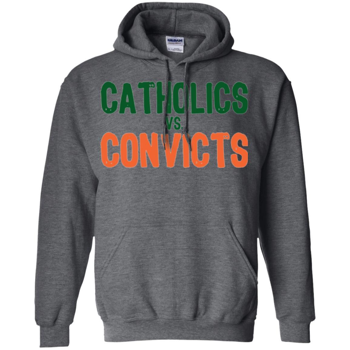 Football T-shirt Distressed Catholics Vs. Convicts 1988 Classic