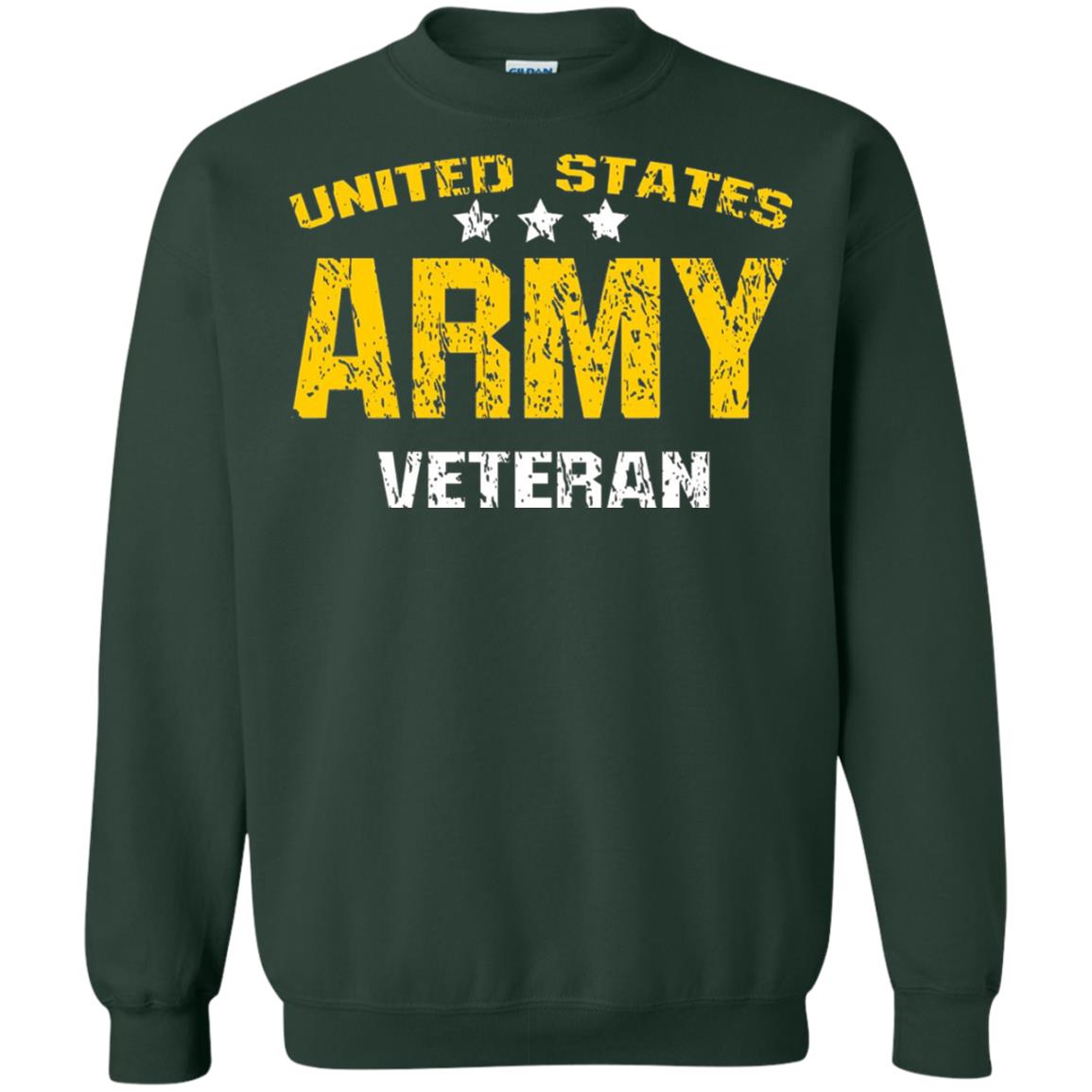 United States Army Veteran Shirt Forest Green