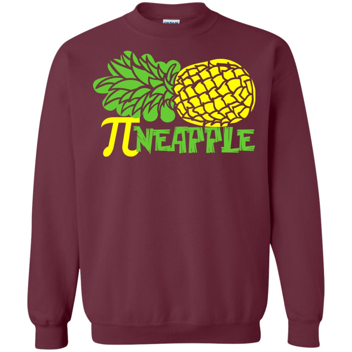 Cool Pineapple Gift Shirt For Pi Day Maroon