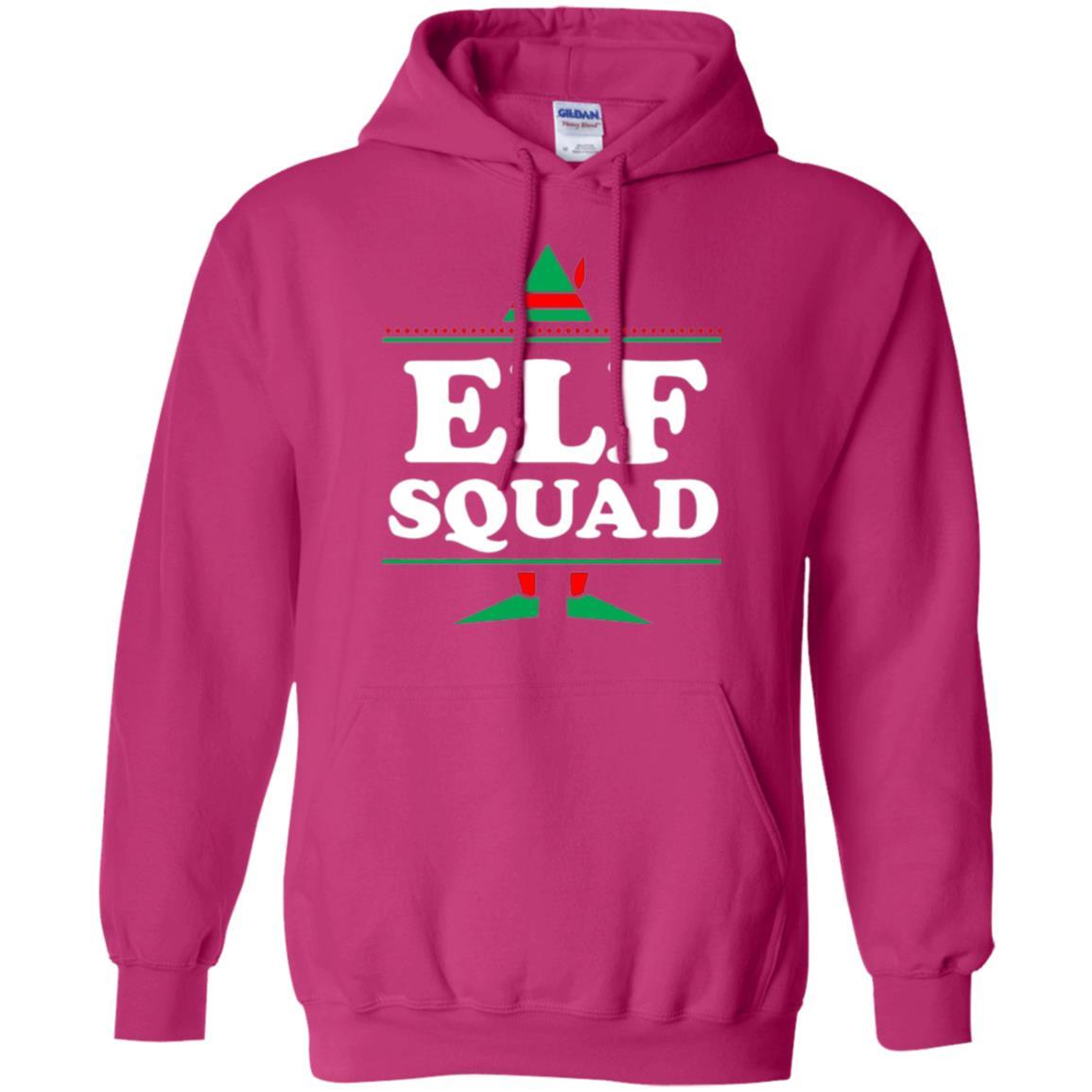 Christmas T-shirt Elf Squad Holiday Family Group Matching Heliconia