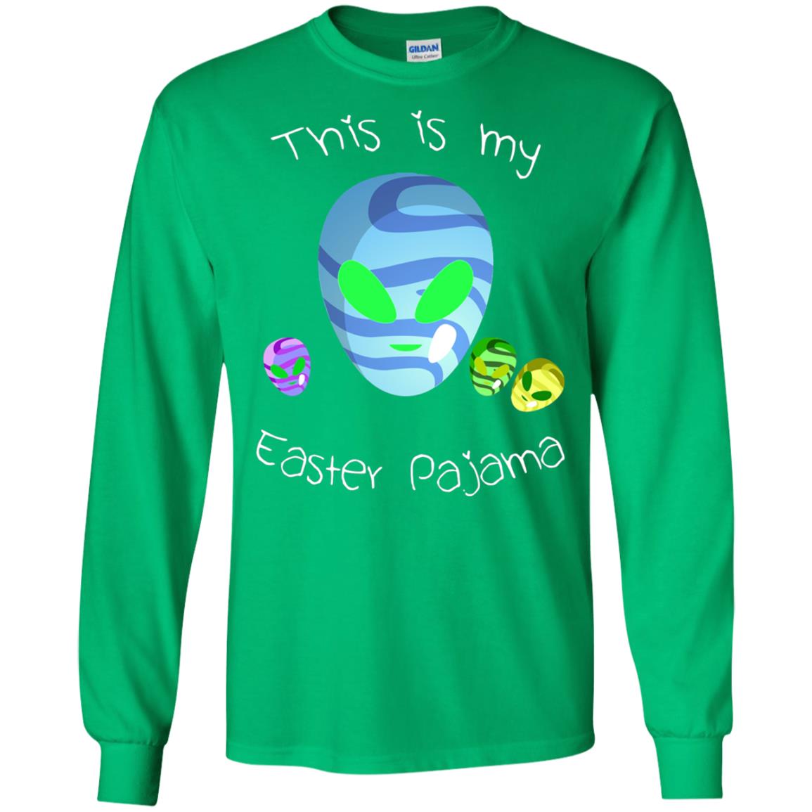 Easter Pajama Alien Shirt Irish Green