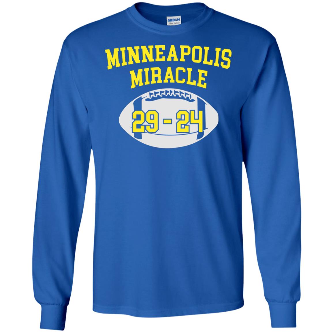 Football Lover T-shirt Minneapolis Miracle Royal
