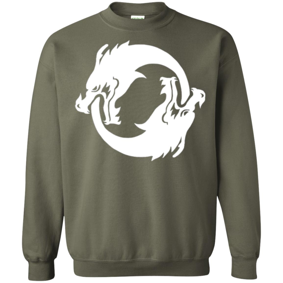Dargon Lovers T-shirt Overwatch Hanzo Seal Spray Military Green