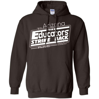 Arizona Teacher Tshirt Red For Ed Arizona The Educators Strike Back Dark Chocolate