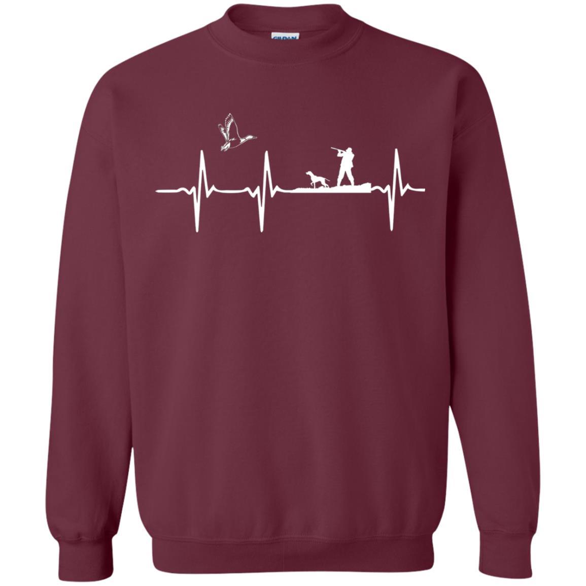 Hunter T-shirt Duck Hunting Waterfowl Maroon