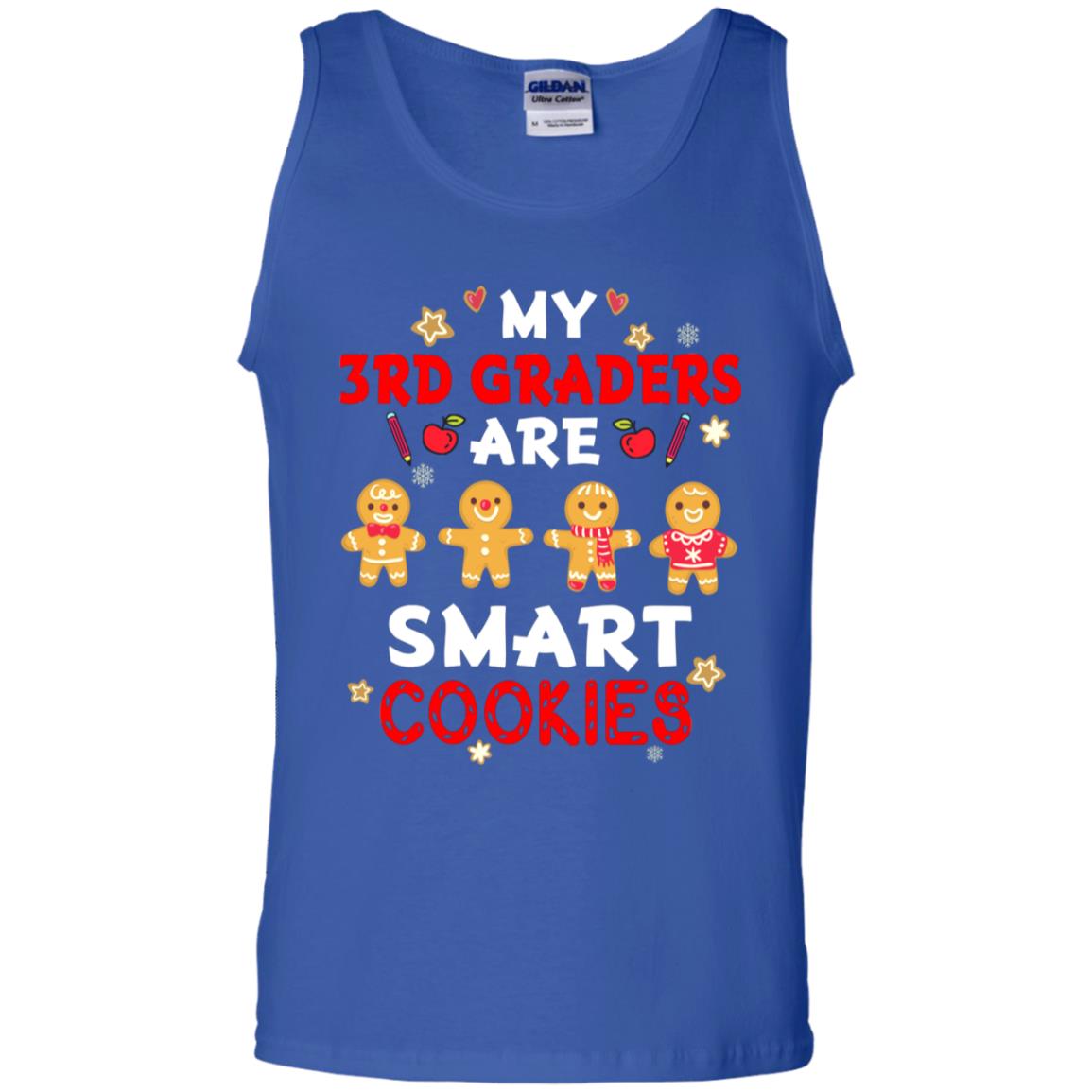 My 3rd Graders Are Smart Cookies X-mas Gift Shirt For Third Gradeteachers Royal