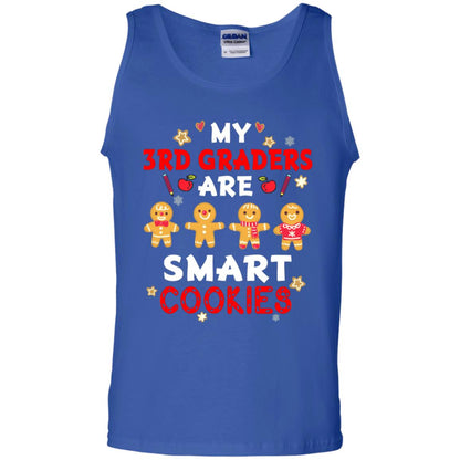 My 3rd Graders Are Smart Cookies X-mas Gift Shirt For Third Gradeteachers Royal
