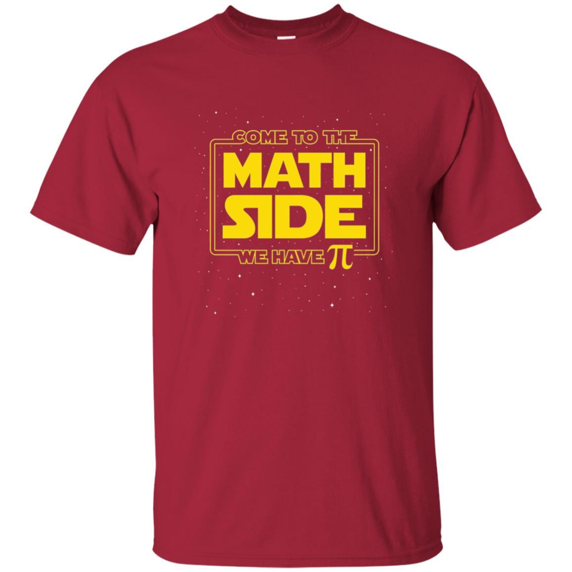 Math Lovers T-shirt Come To The Math Side We Have Pi Cardinal