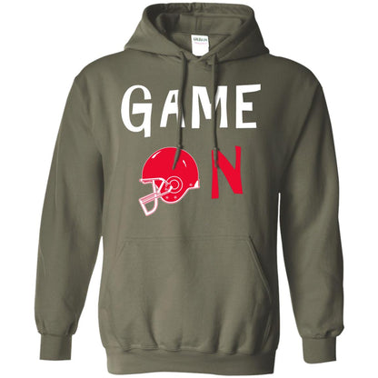 Football Lover T-shirt Game On Military Green