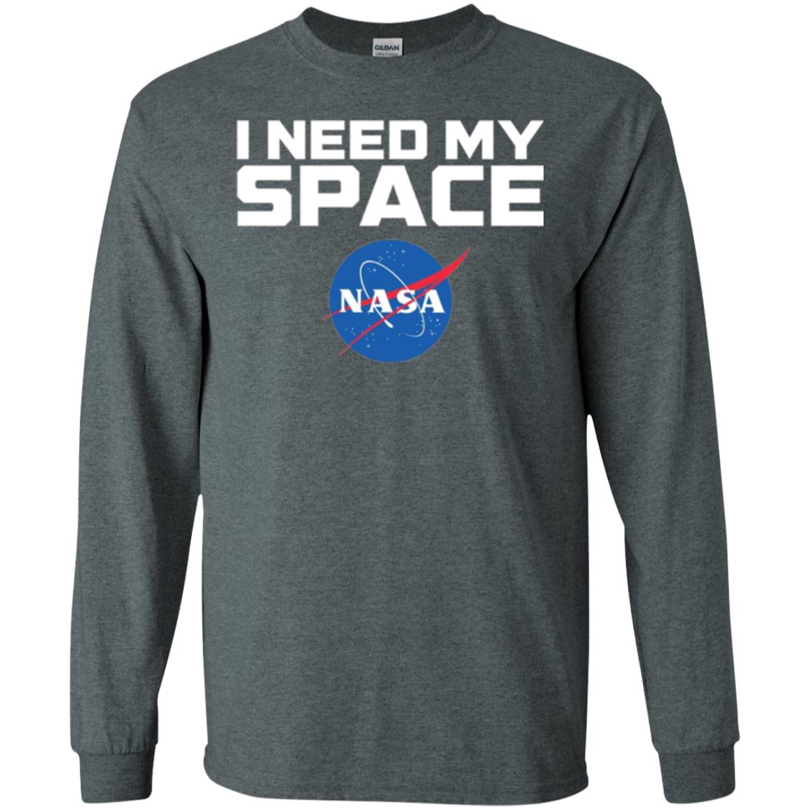 Nasa Logo T-shirt I Need My Space Dark Heather