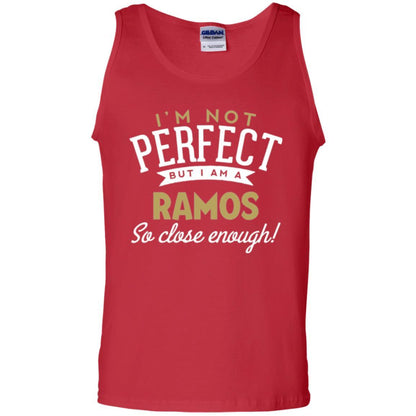 Soccer T-shirt I'm Not Perfect But I Am A Ramos Red