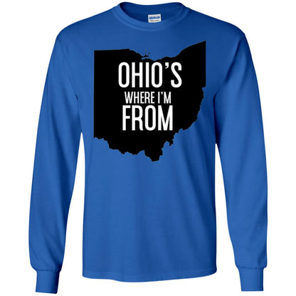 Ohio T-shirt Where I_m From Royal