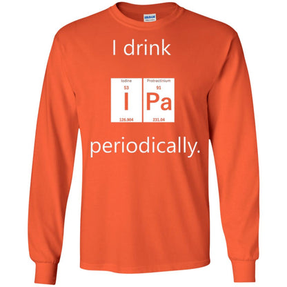 Chemistry T-shirt Drink Ipa Periodically Orange