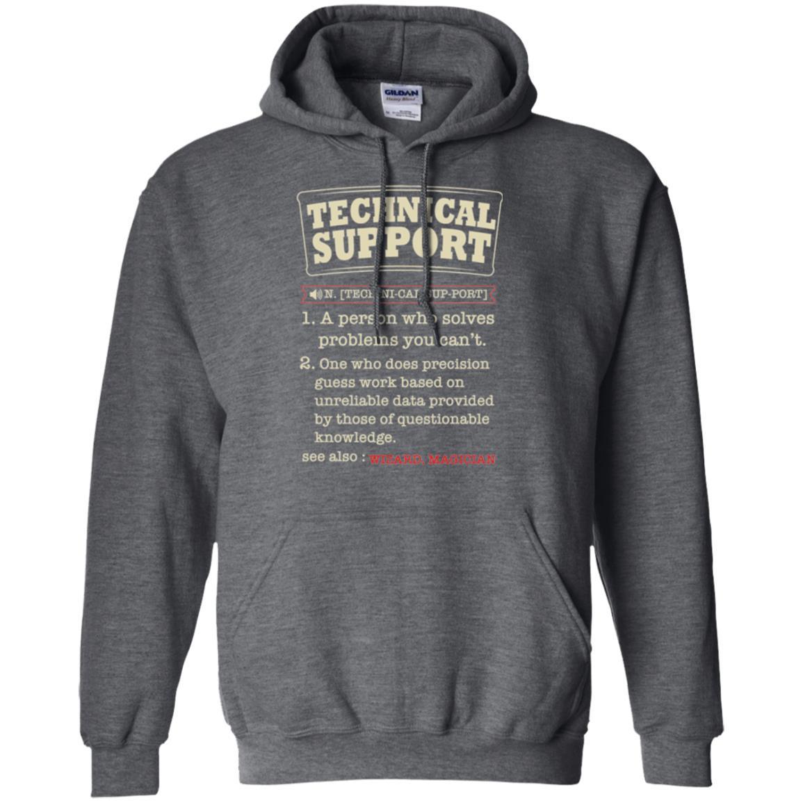 Computer Nerd T-shirt Technical Support Definition T-shirt Dark Heather