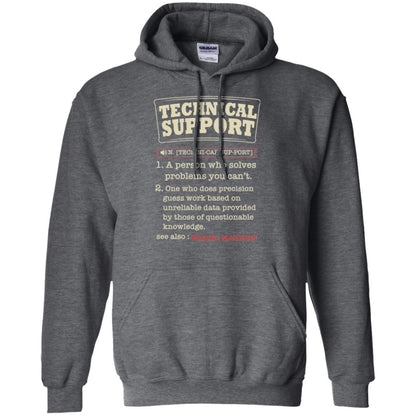 Computer Nerd T-shirt Technical Support Definition T-shirt Dark Heather