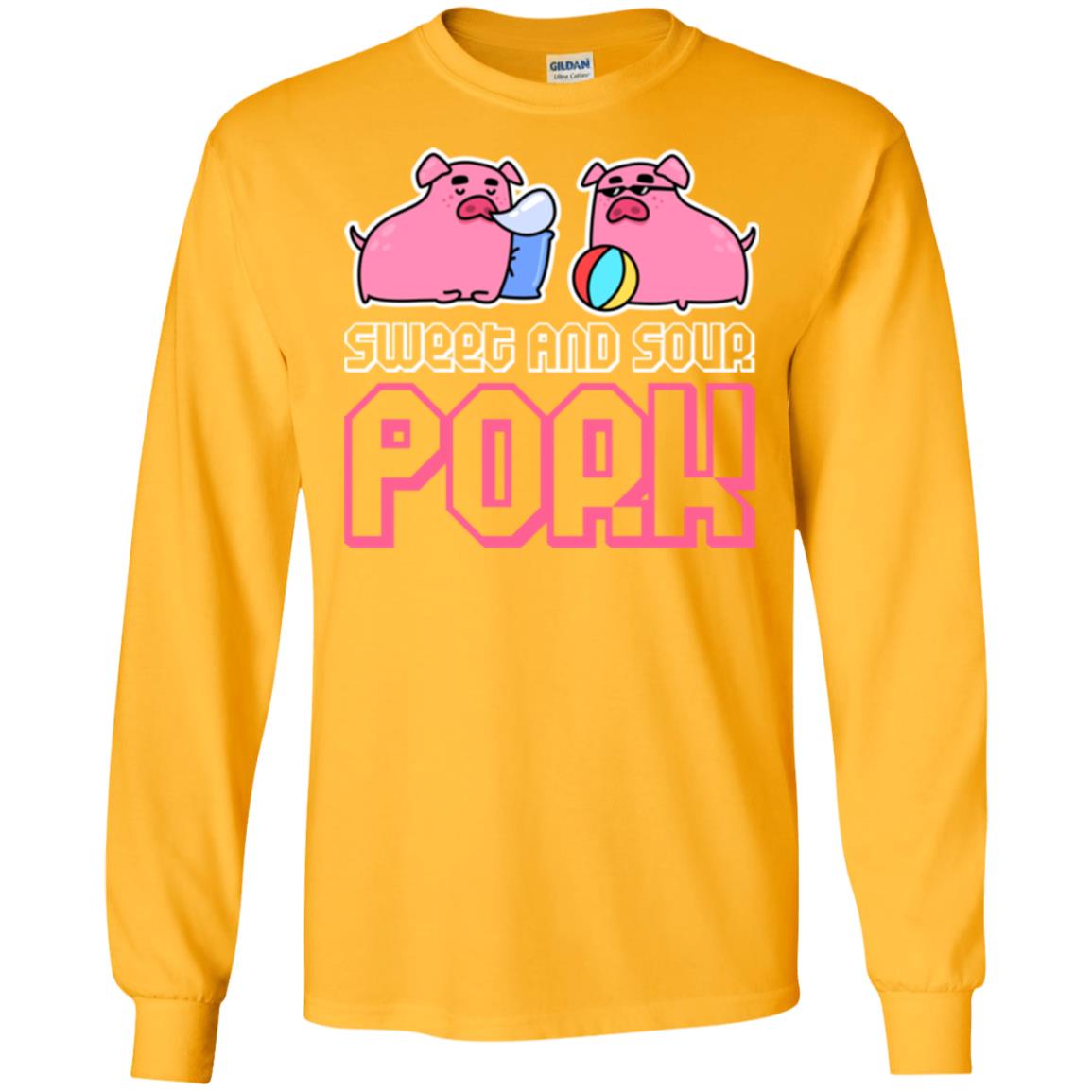 Food Lover T-shirt Sweet And Sour Pork Gold