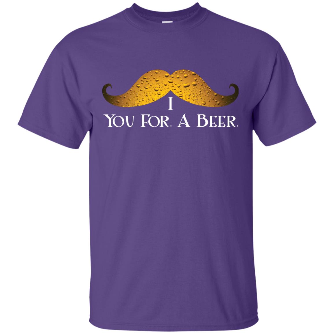 I Mustache You For A Beer Saint Patrick_s Day Purple