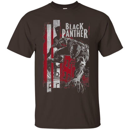 Film T-shirt Panther Lurk Graphic T-shirt Dark Chocolate