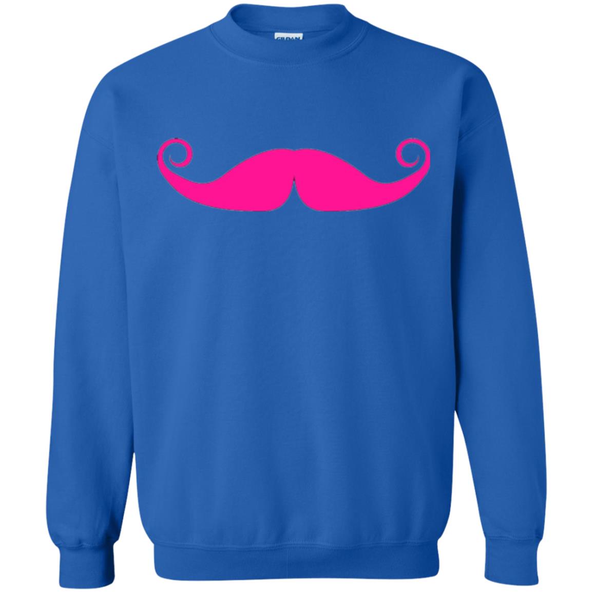 Pink Mustache T-shirt Funny Gift For Men Royal
